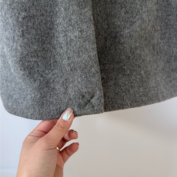 Jenni Kayne Carlyle wool alpaca blend pea coat in grey - Picture 11 of 11